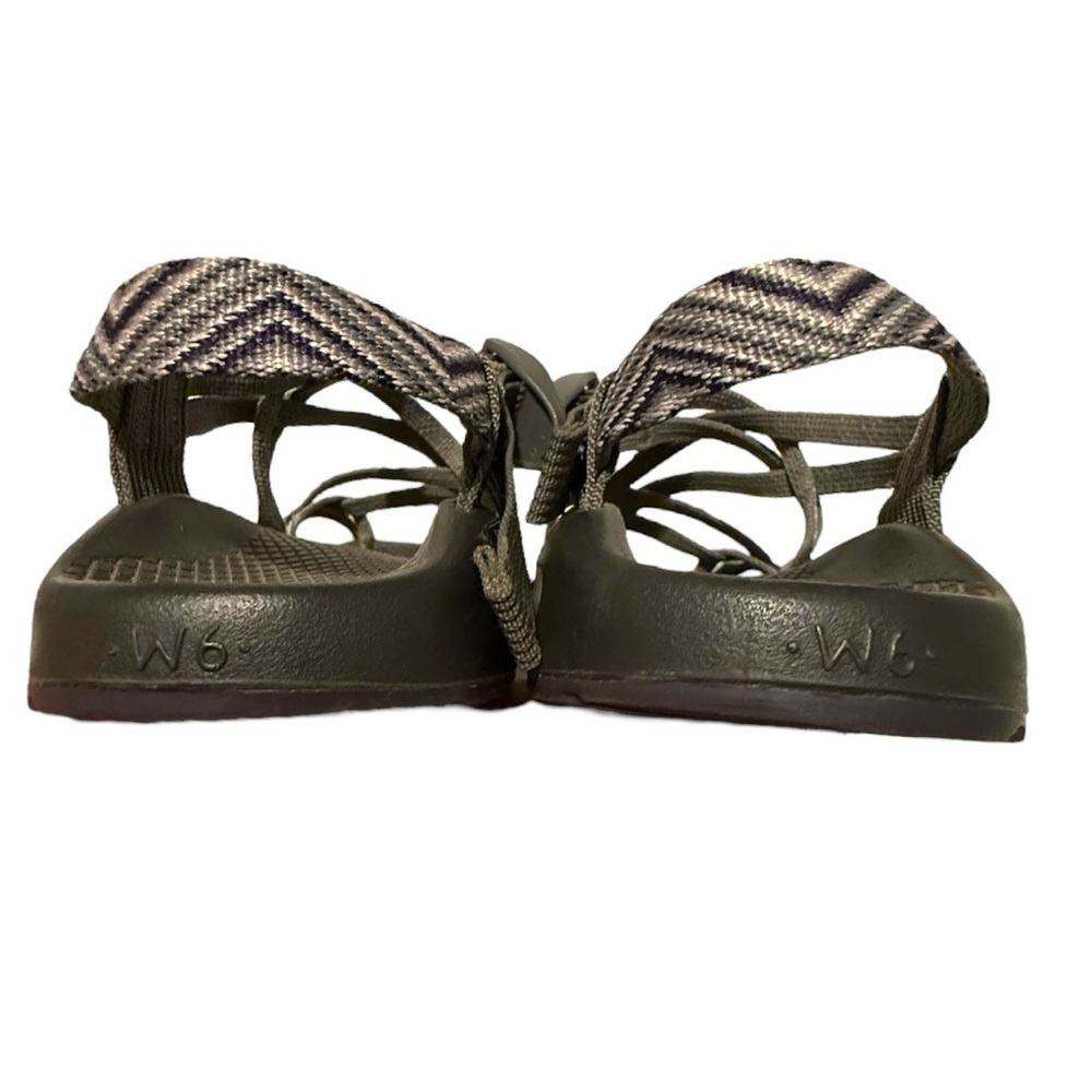 Chaco Women’s Size 6 Z/Cloud Sport Sandals Strappy Adjustable Hiking Gray Black - Picture 6 of 7